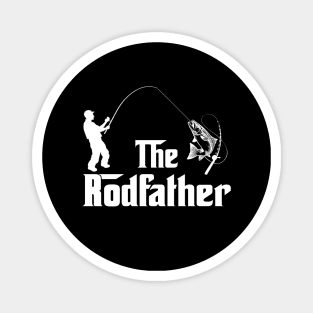 The Rodfather Funny Fishing Gift for Fisherman Magnet